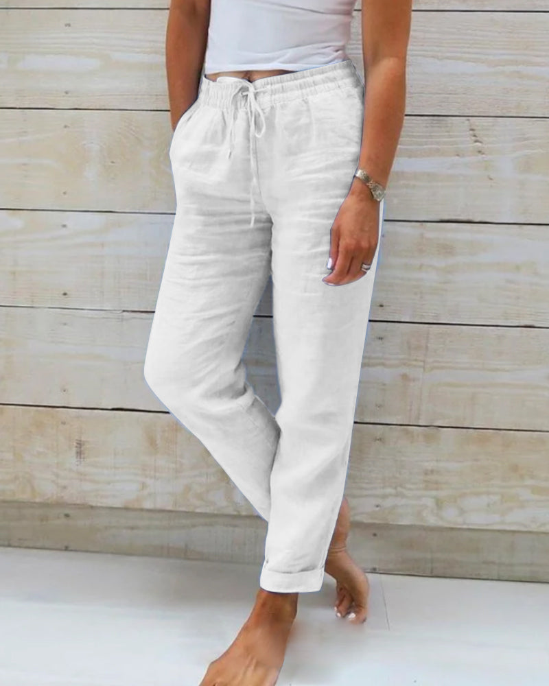 Rosemarie | Casual Katoen-linnen Broek (1+1 Gratis)