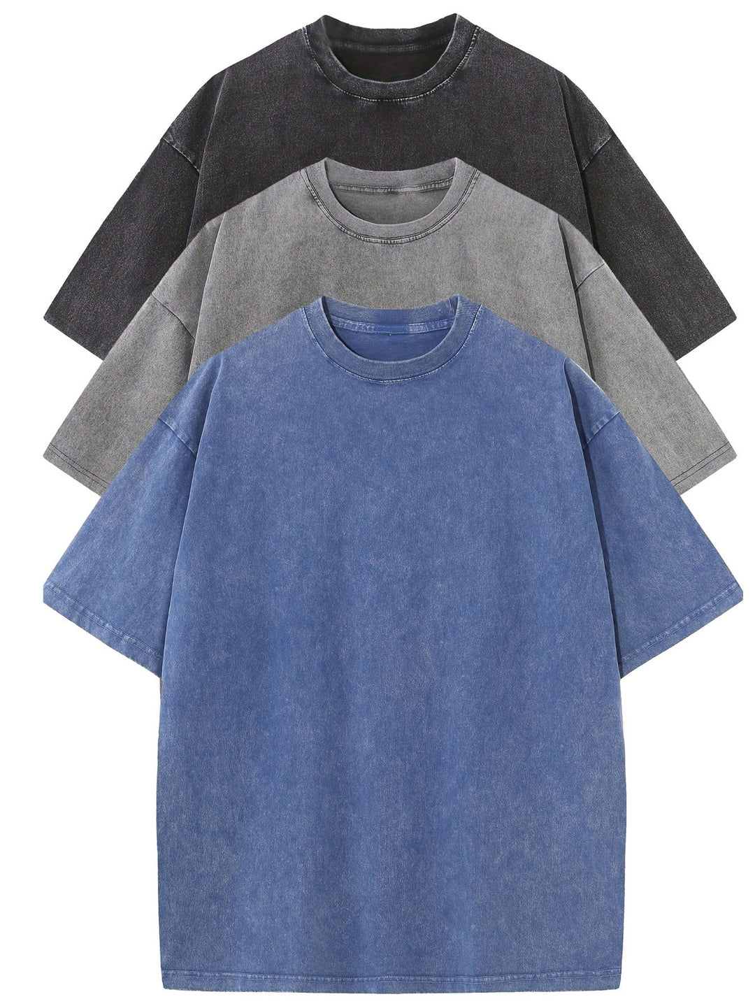 Douwe | Oversized Katoenen T-shirts (3 Stuks)