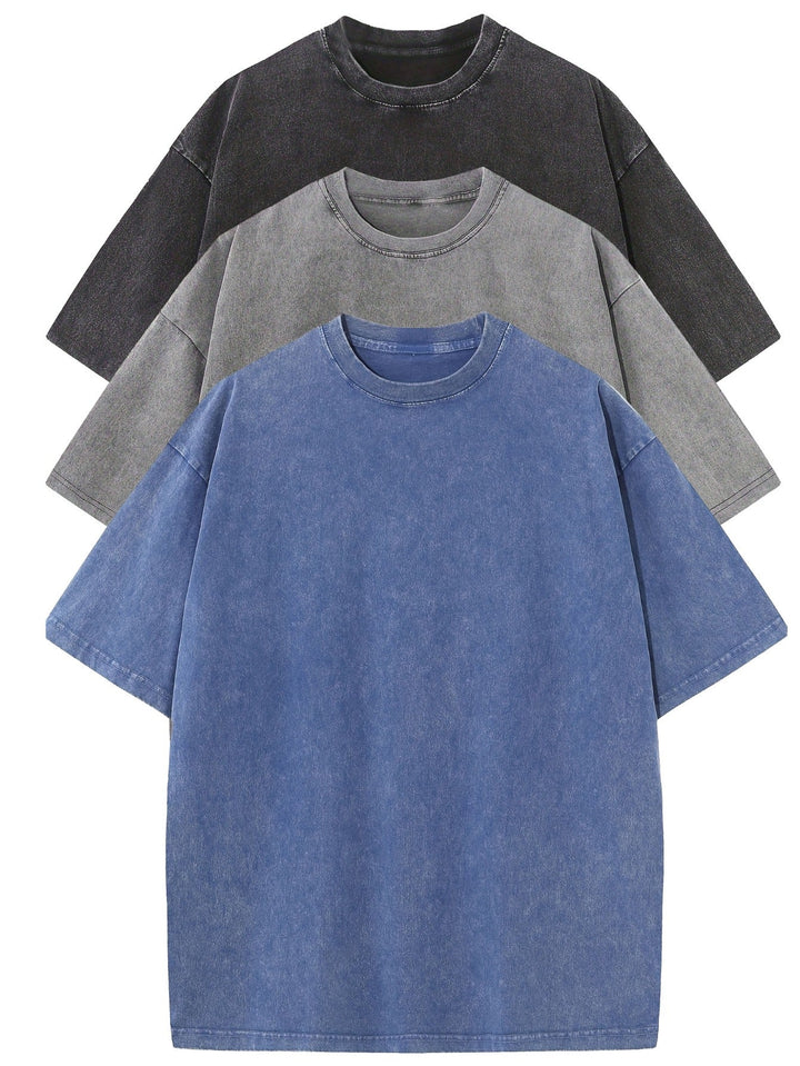 Douwe | Oversized Katoenen T-shirts (3 Stuks)