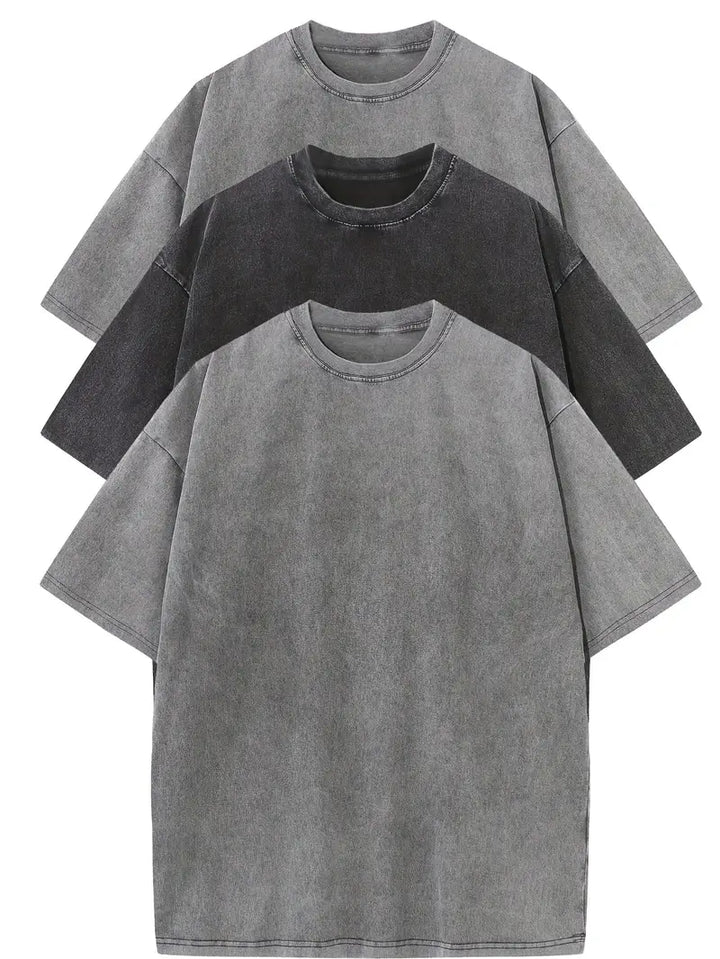 Douwe | Oversized Katoenen T-shirts (3 Stuks)