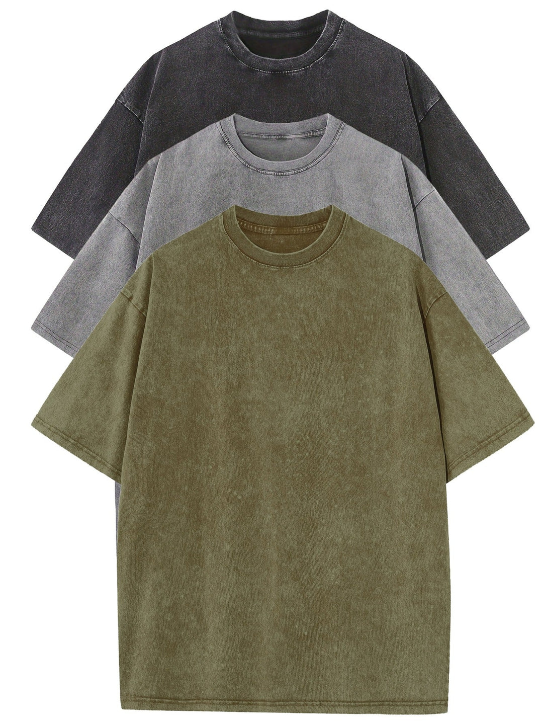 Douwe | Oversized Katoenen T-shirts (3 Stuks)
