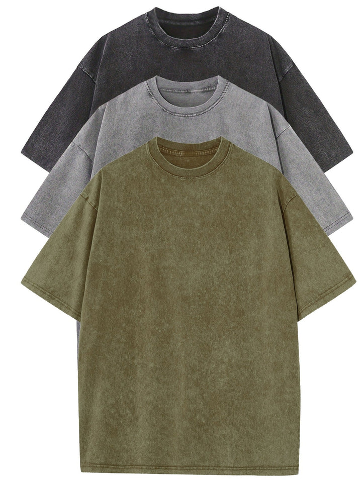 Douwe | Oversized Katoenen T-shirts (3 Stuks)