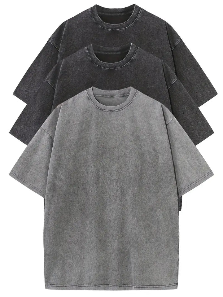 Douwe | Oversized Katoenen T-shirts (3 Stuks)