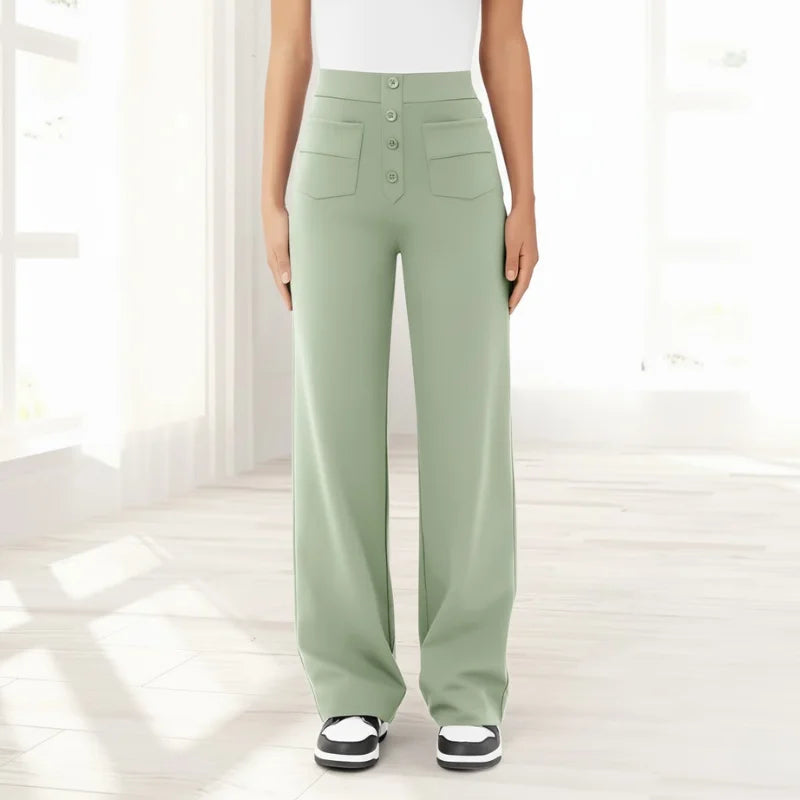 Jeanette | Elegante Broek met Hoge Taille en Perfecte Pasvorm
