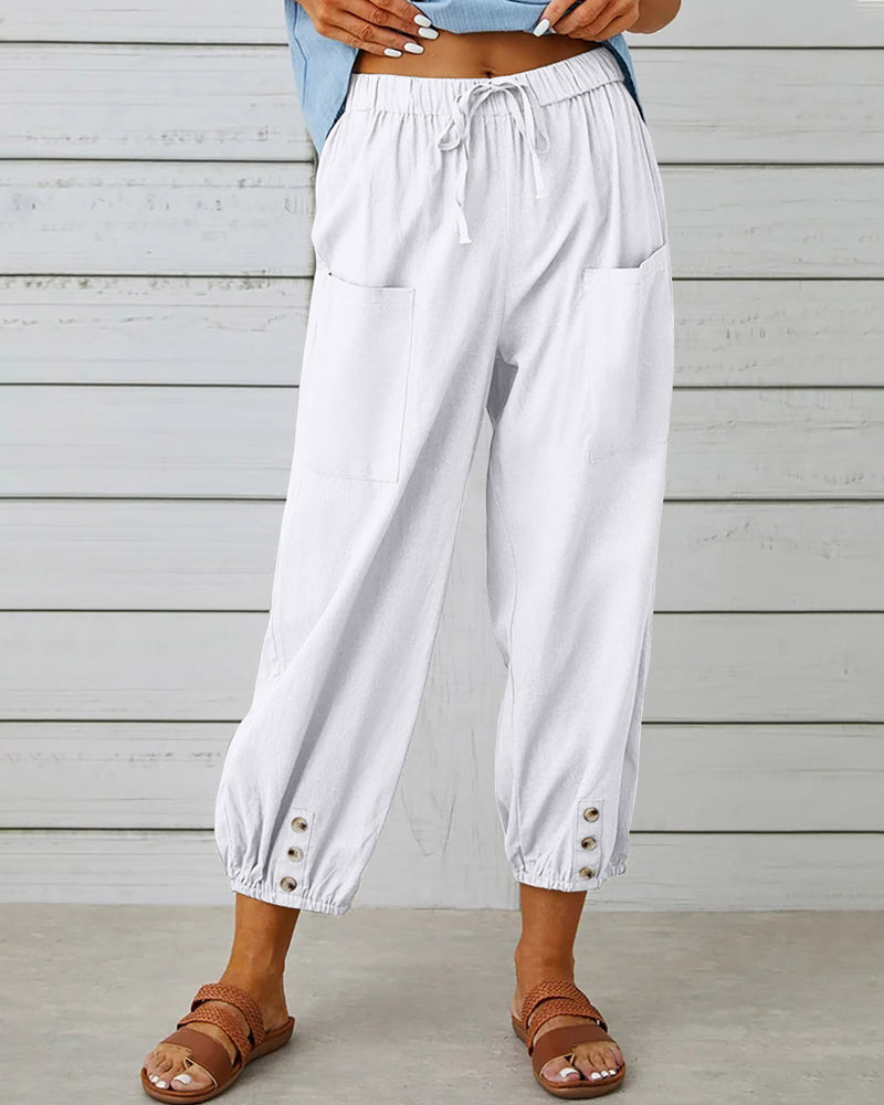 Annette | Losse Broek met Hoge Taille