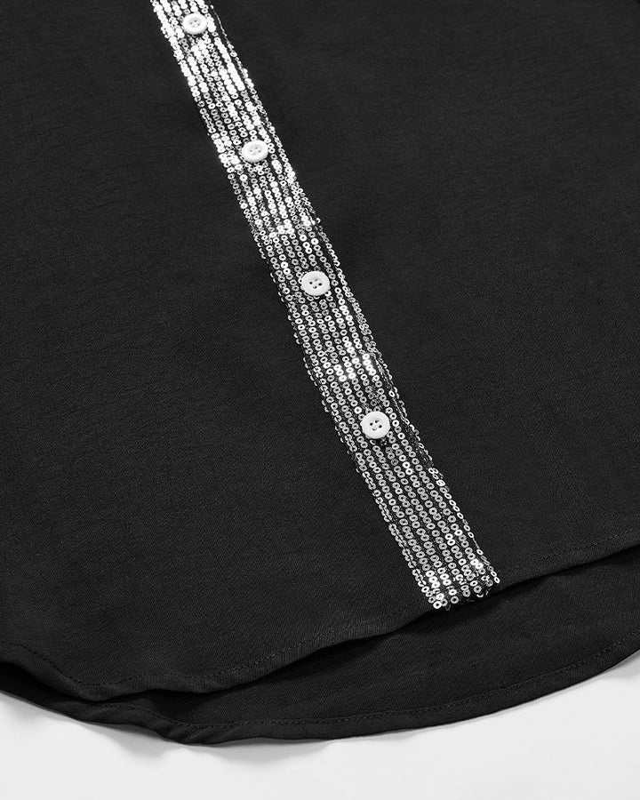 Dora | Casual Top met Paillettendetails