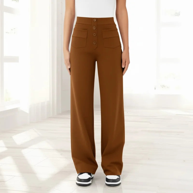Jeanette | Elegante Broek met Hoge Taille en Perfecte Pasvorm