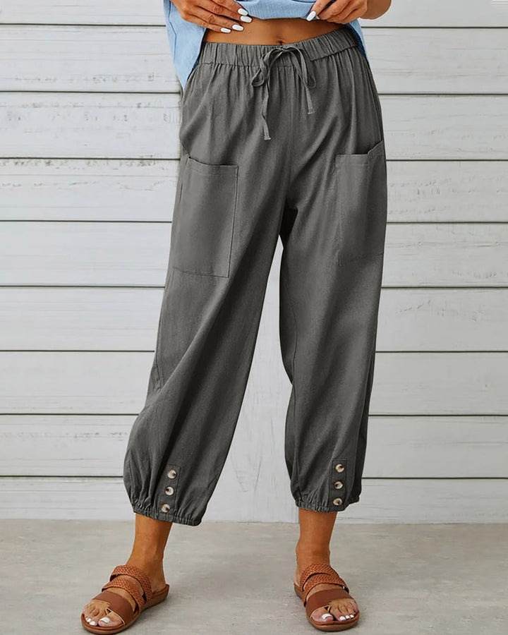 Annette | Losse Broek met Hoge Taille