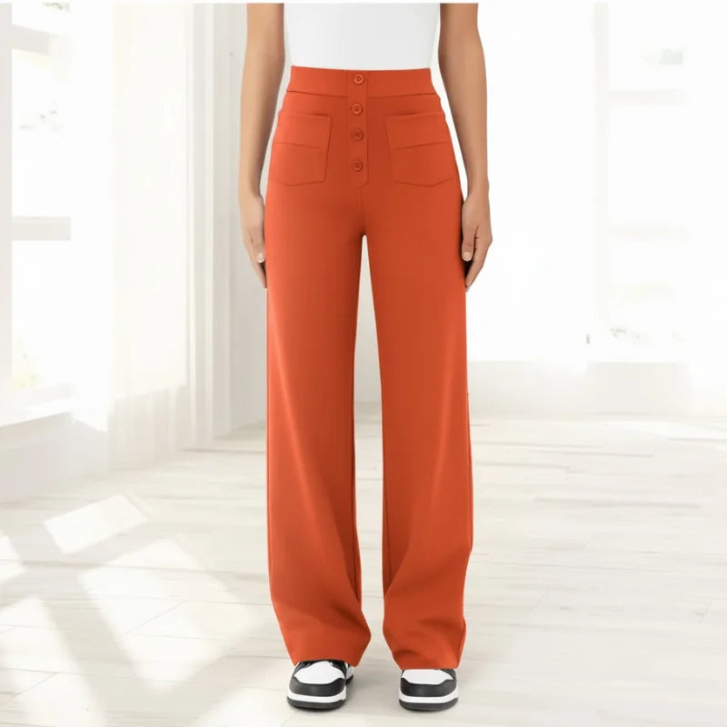 Jeanette | Elegante Broek met Hoge Taille en Perfecte Pasvorm