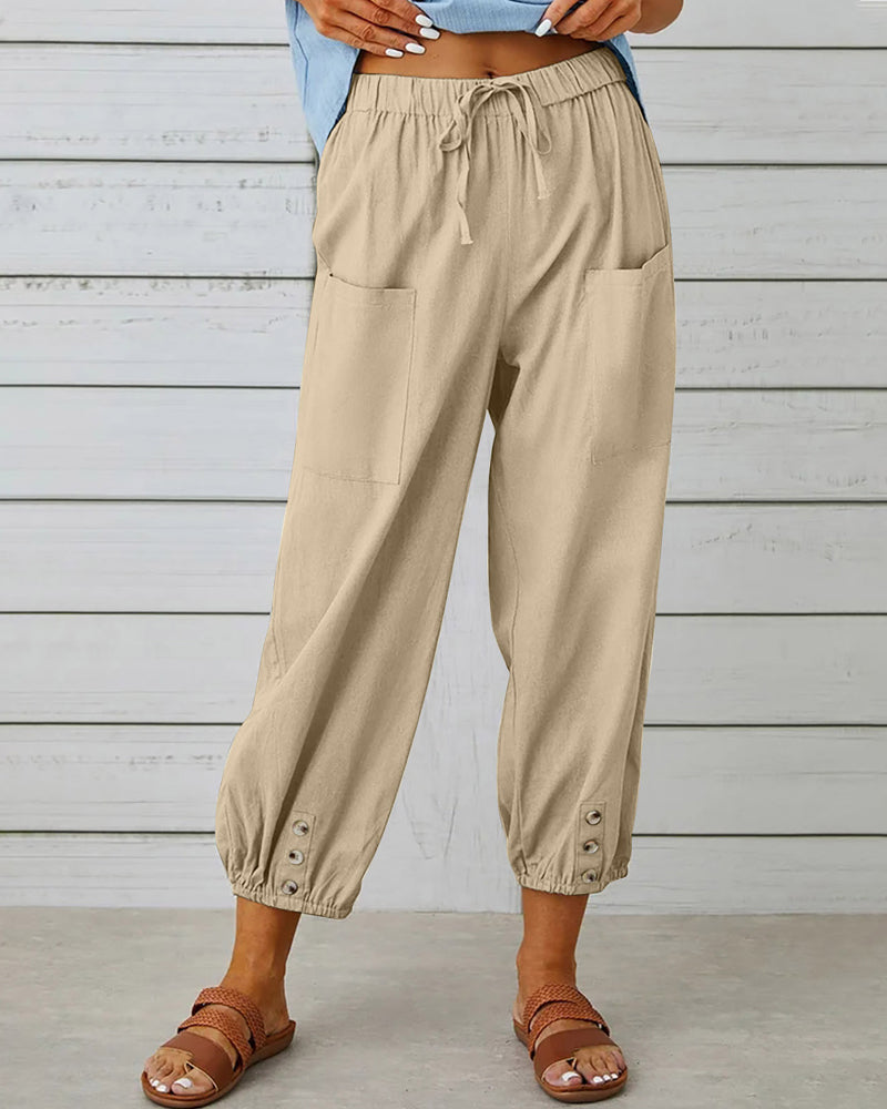 Annette | Losse Broek met Hoge Taille