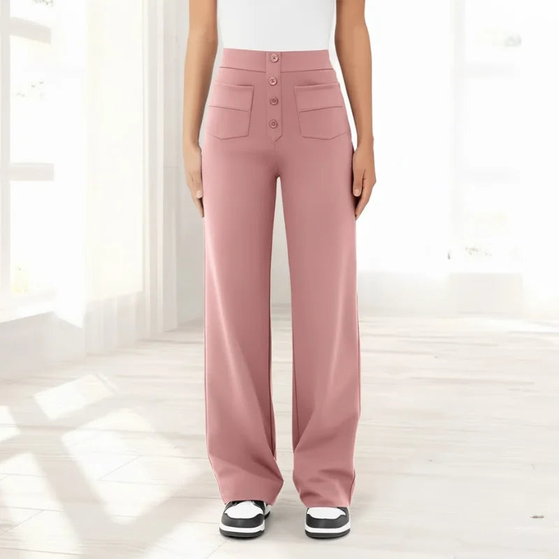Jeanette | Elegante Broek met Hoge Taille en Perfecte Pasvorm