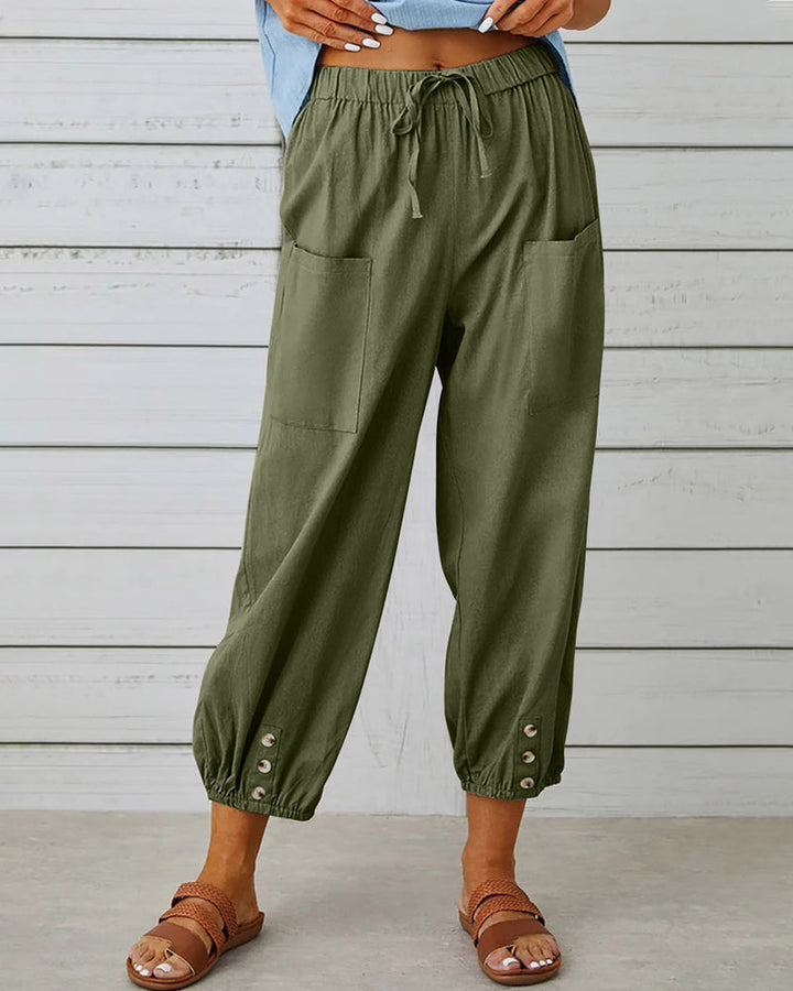 Annette | Losse Broek met Hoge Taille