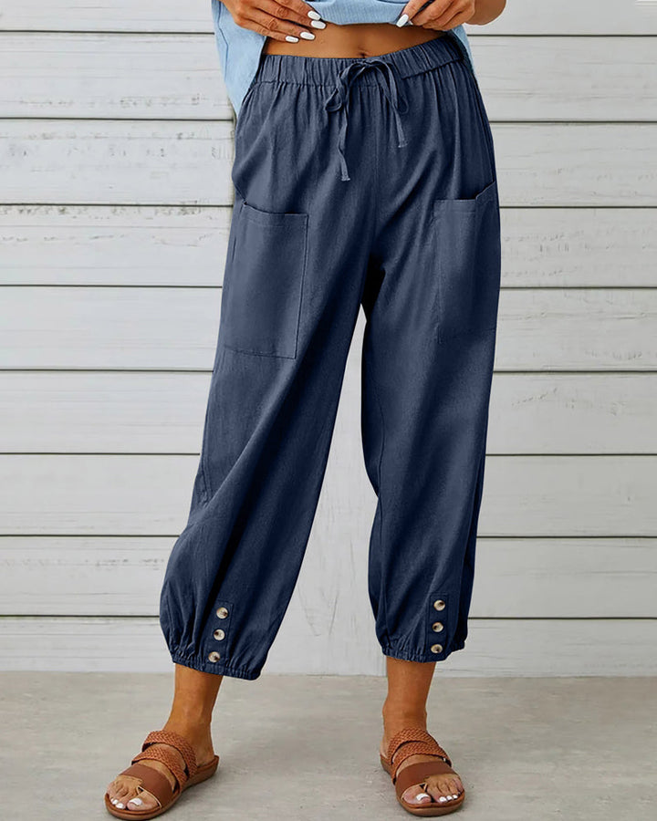 Annette | Losse Broek met Hoge Taille