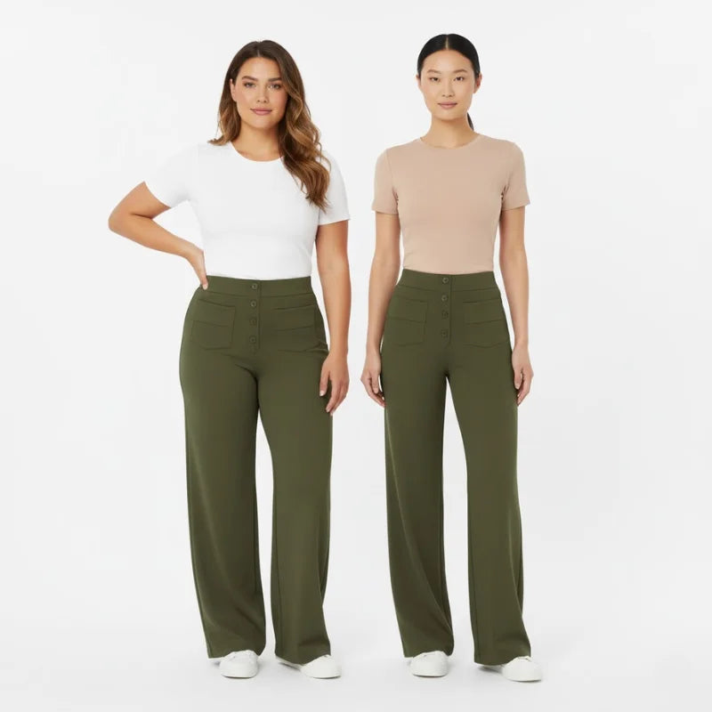 Jeanette | Elegante Broek met Hoge Taille en Perfecte Pasvorm