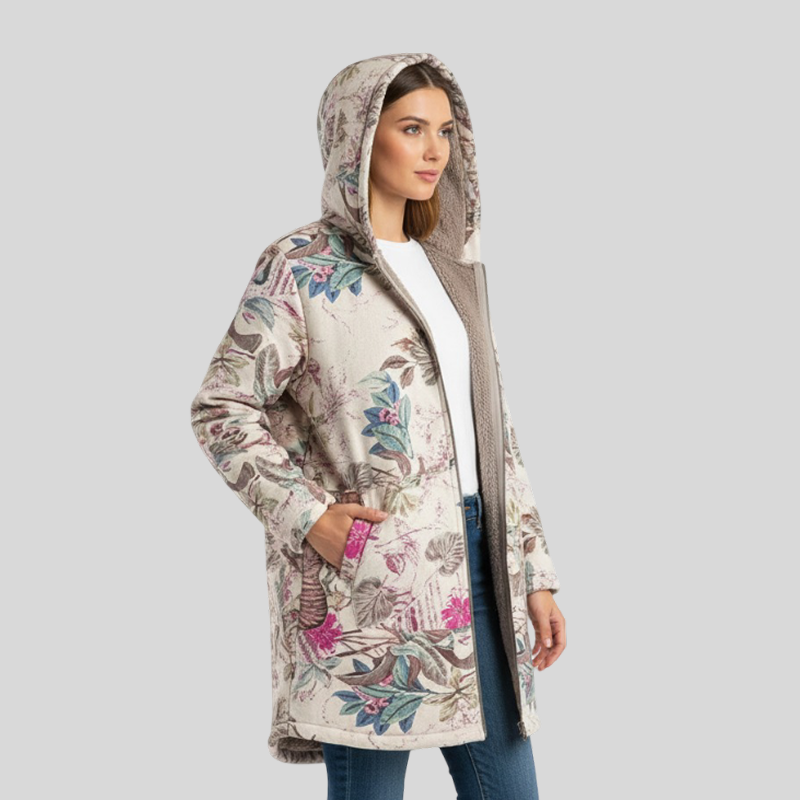 Camellia | Warme Jas met Fleecevoering
