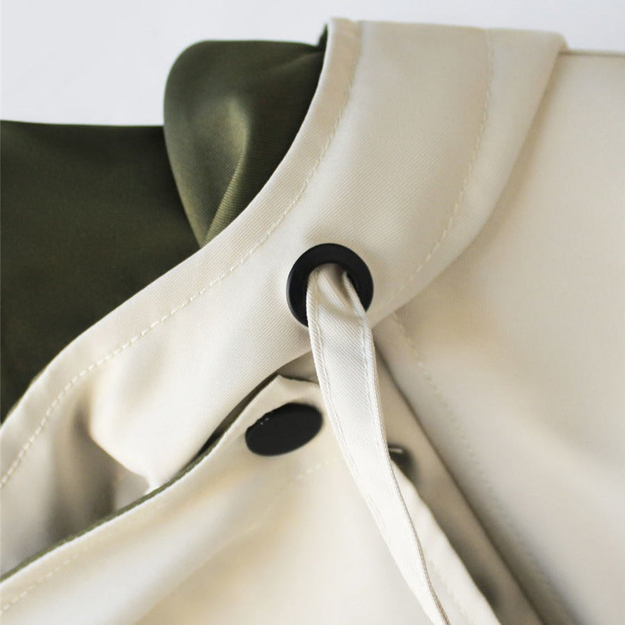 Corrie | Moderne Tweekleurige Trenchcoat