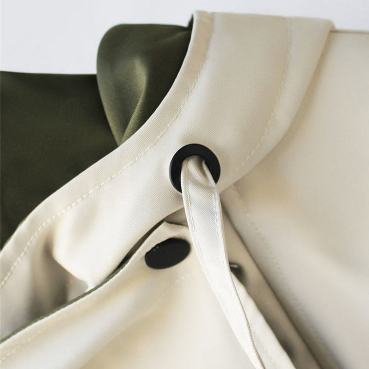 Corrie | Moderne Tweekleurige Trenchcoat