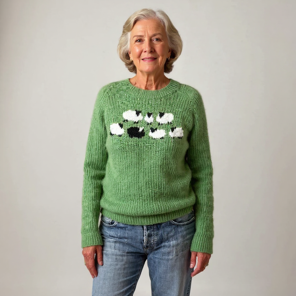 Merel | Vintage Gebreide Trui