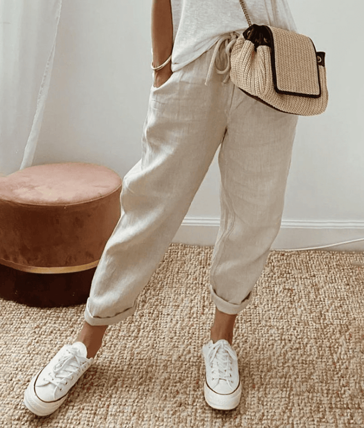 Noortje | Elegante Katoen-linnen Broek (1+1 Gratis)