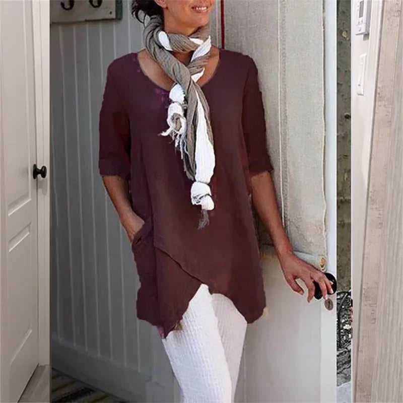 Elsje | Casual Effen Top