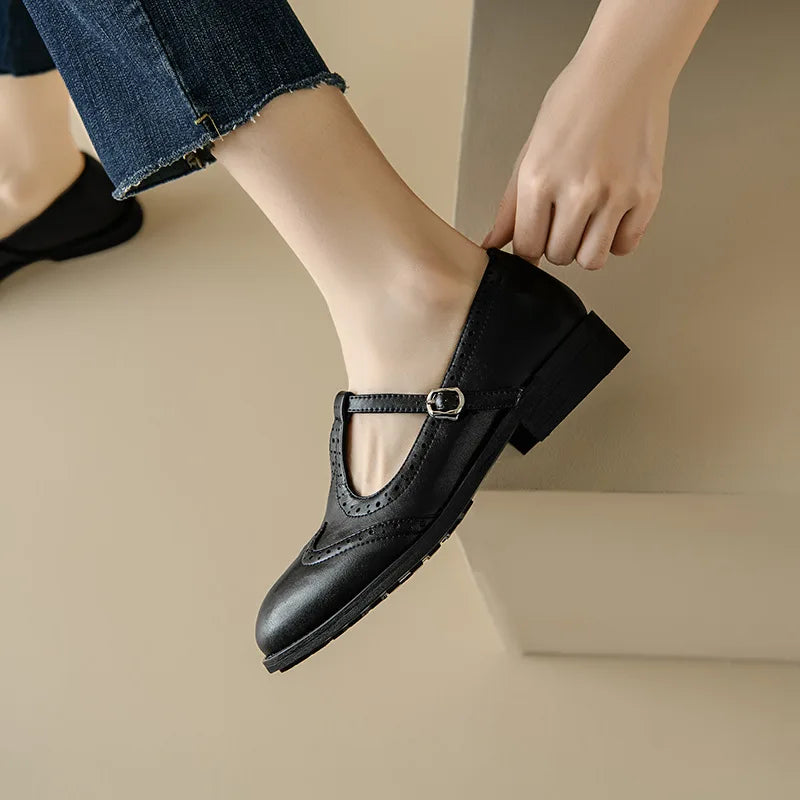 Miranda | Elegante Damesschoenen met T-Bandje