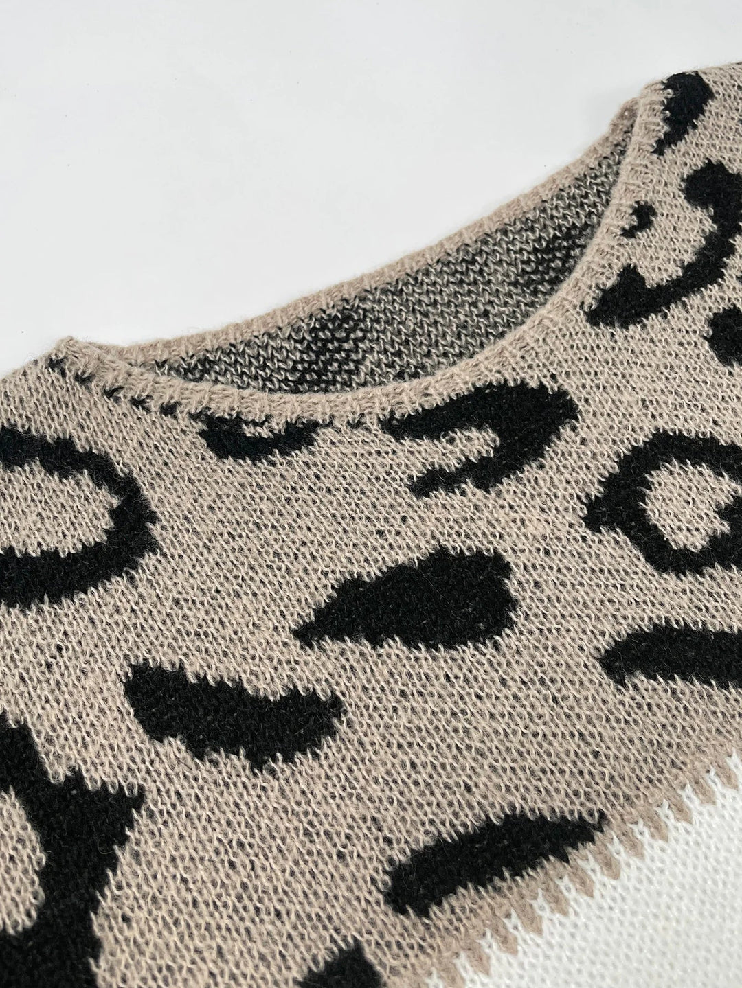 Caroline | Trui met Luipaardprint