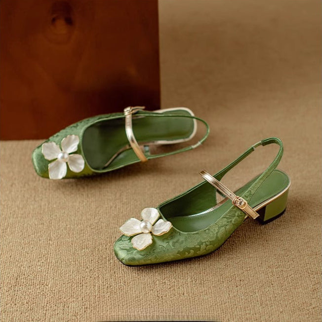 Eloise | Elegante Damesschoen met Bloemdetail