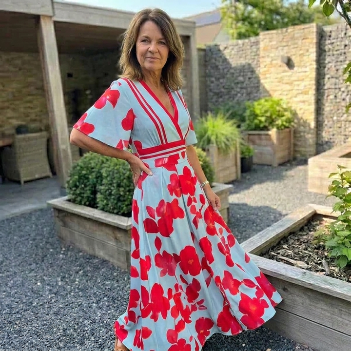 Tineke | Elegante Bloemenjurk