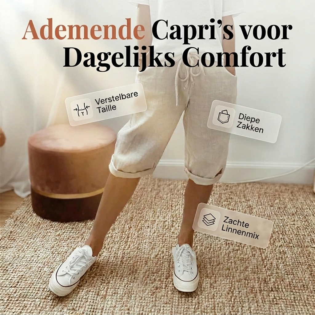 Mieke | Katoen-linnen Damesshort (1+1 Gratis)