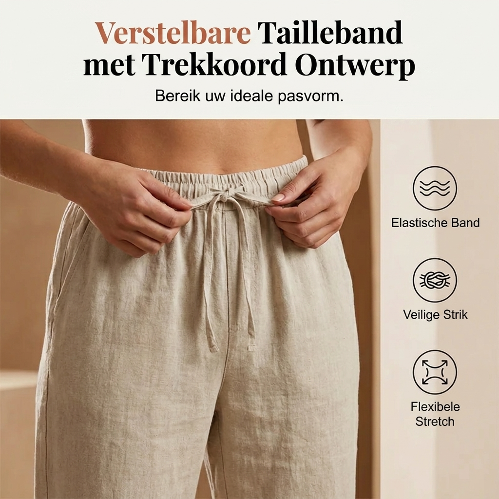 Mieke | Katoen-linnen Damesshort (1+1 Gratis)