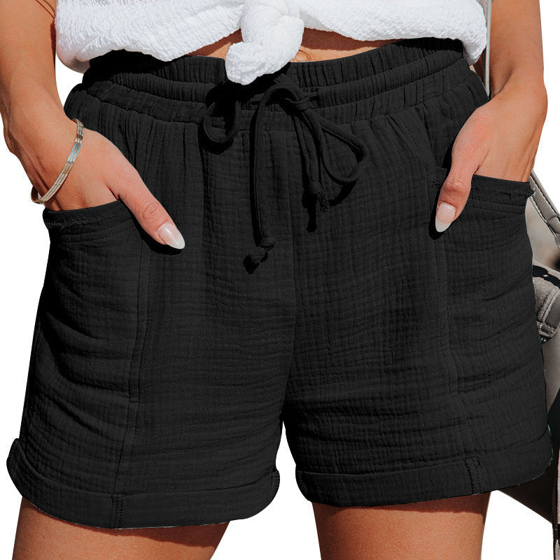 Nienke | Linnen-katoenen Damesshort (1+1 Gratis)