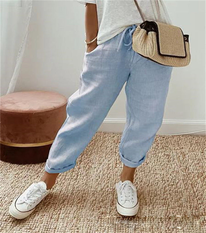 Noortje | Elegante Katoen-linnen Broek (1+1 Gratis)