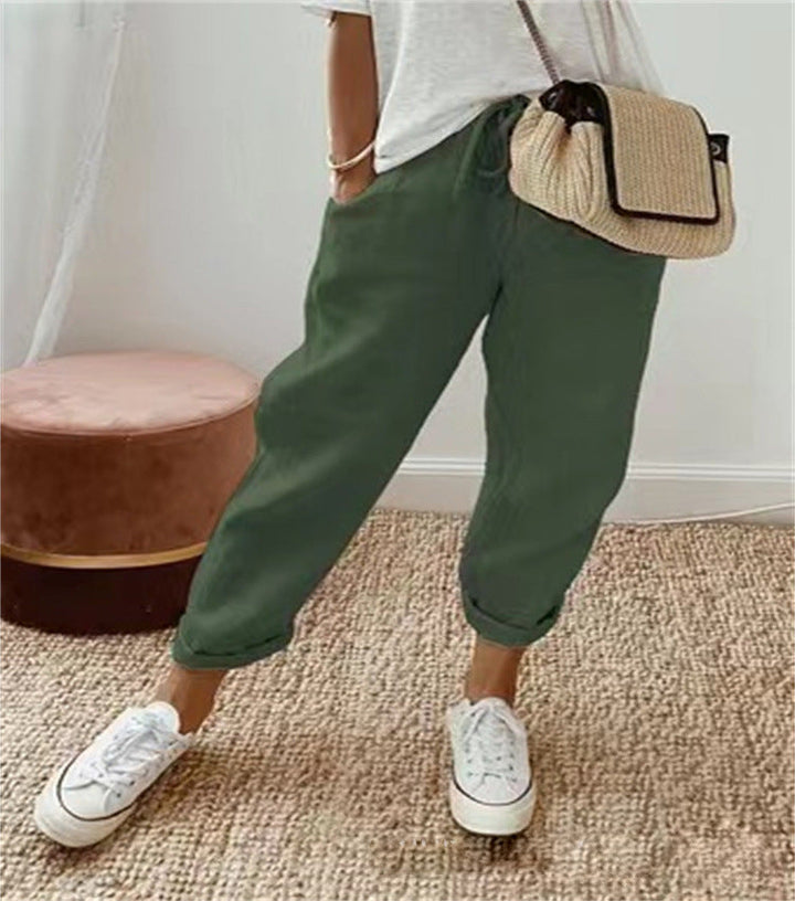Noortje | Elegante Katoen-linnen Broek (1+1 Gratis)