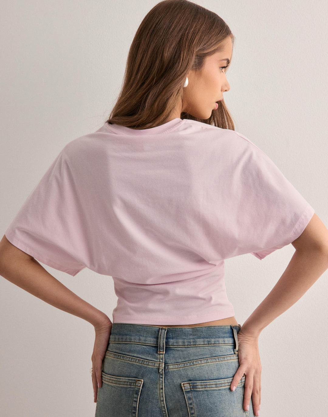 Geertje | T-shirt met Wijde Mouwen