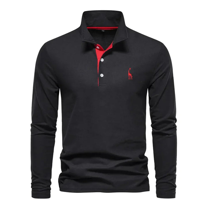 Hessel | Polo met Lange Mouwen