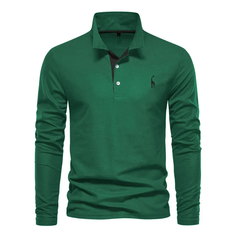 Hessel | Polo met Lange Mouwen