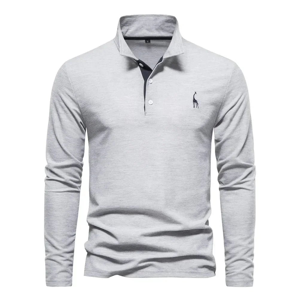 Hessel | Polo met Lange Mouwen