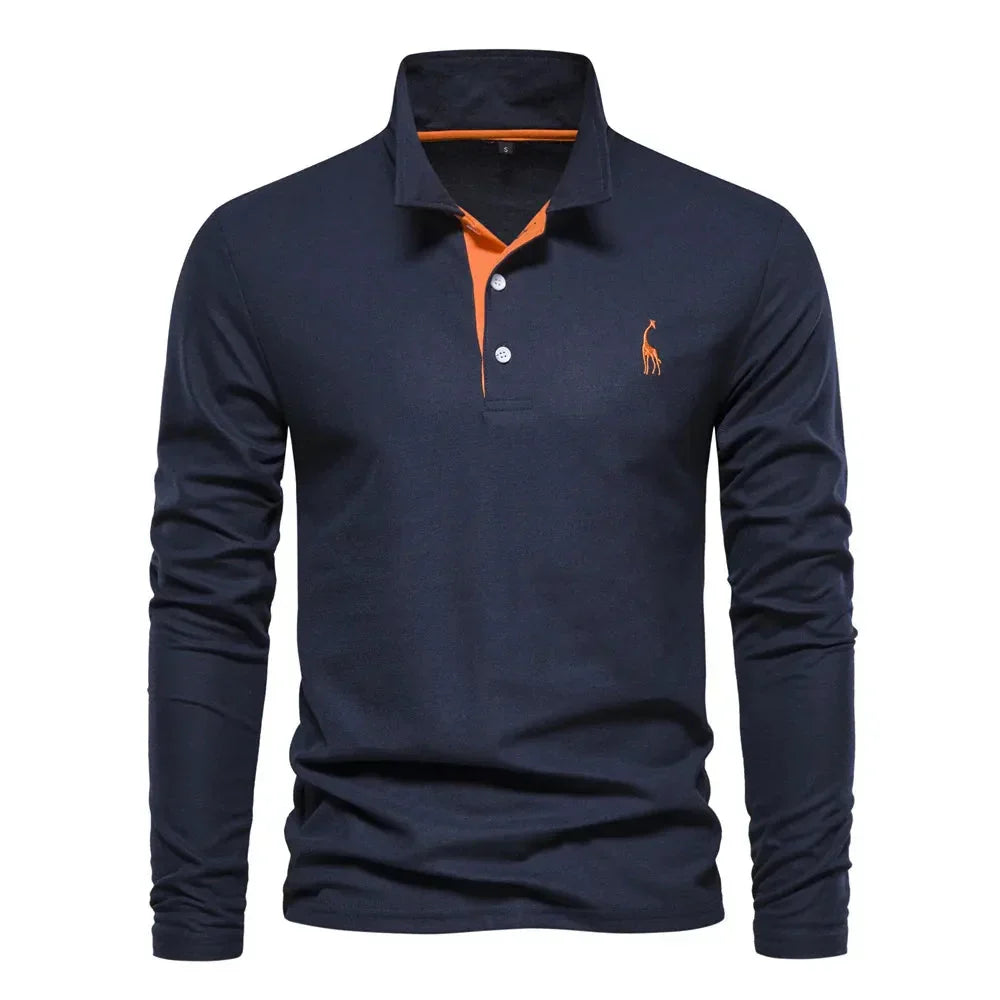 Hessel | Polo met Lange Mouwen