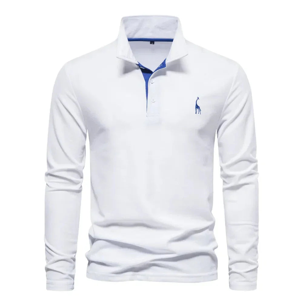Hessel | Polo met Lange Mouwen