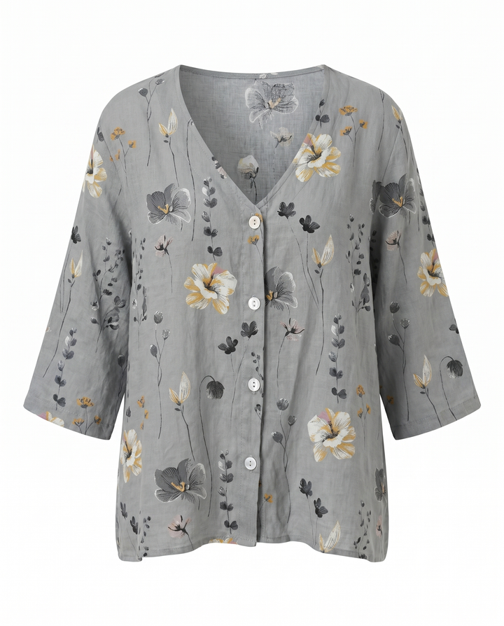 Ineke | Damesblouse met Driekwartmouwen